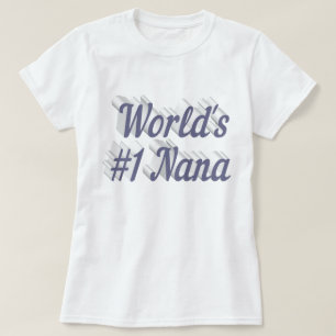 Nana grey text T-Shirt