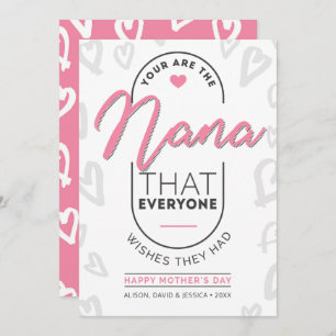 Nana Happy Mother's Day  Holiday Card
