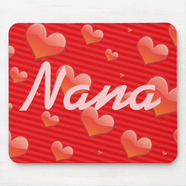 Nana Hearts Mousepad (Front)