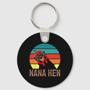 Nana Hen Chicken Nana Chicken Owner Chicken Farmer Key Ring