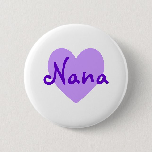 Nana in Purple 6 Cm Round Badge (Front)