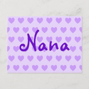 Nana in Purple Postcard
