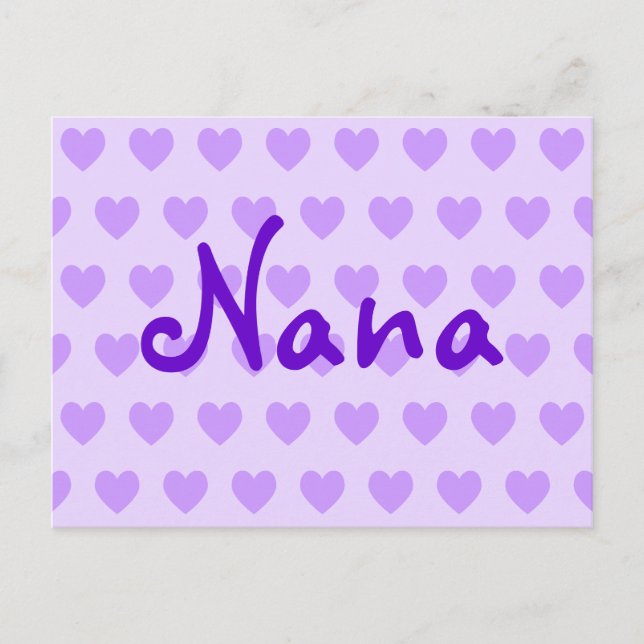 Nana in Purple Postcard (Front)