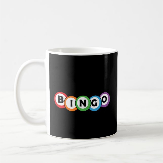 Nana Is My Name Bingo Is My Game Bingo Coffee Mug (Left)