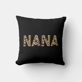 Nana Leopard For Women Grandma Mother's Day Christ Cushion