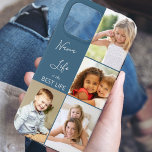Nana Life is the Best Life 4 Photo Collage Blue iPhone 13 Pro Max Case<br><div class="desc">Custom photo iPhone case for nana (or edit for someone else) with 4 of your favourite pictures. The photo template is set up to display your pics in vertical portrait and square instagram formats. The nana quote reads "Nana Life is the Best Life" which you can edit for someone else...</div>
