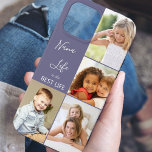 Nana Life is the Best Life 4 Photo Collage Purple iPhone 13 Pro Max Case<br><div class="desc">Custom photo iPhone case for nana (or edit for someone else) with 4 of your favourite pictures. The photo template is set up to display your pics in vertical portrait and square instagram formats. The nana quote reads "Nana Life is the Best Life" which you can edit for someone else...</div>