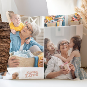 Nana Love Poetic Photo Collage Cushion