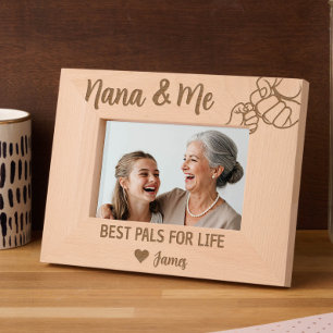 Nana & Me – Best Pals for Life from grandchild Etched Frames