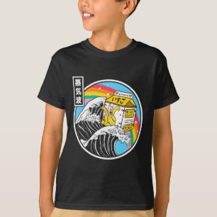 Nana Milk Surfing Kanagawa Wave Kawaii Anime Vapou T-Shirt