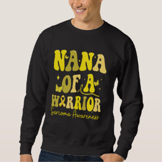 Nana Of A Warrior Sarcoma Awareness Family Matchin Sweatshirt