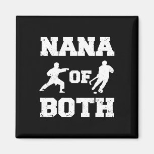 Nana Of Both Funny Hockey And Karate Nana  Magnet