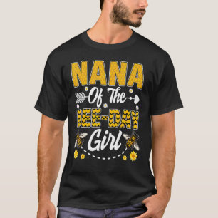 Nana Of The Bee Birthday Girl Family Matching Hive T-Shirt
