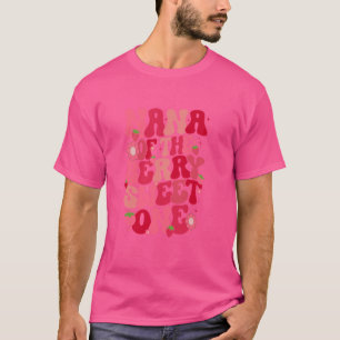 Nana Of The Berry Sweet One Strawberry First Birth T-Shirt
