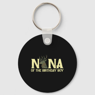 Nana Of The Birthday Boy Deer Hunter Camouflage Fl Key Ring