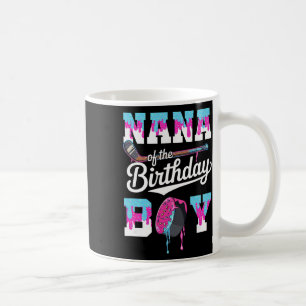 Nana Of The Birthday Boy Hockey Ice Cream Drip Fam Coffee Mug