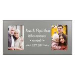Nana & Papa's Memories Made Double Photo Frame<br><div class="desc">Show your grandparents how much they mean to you with this beautiful,  farmhouse style,  double photo frame. It's made of re-engineered wood and can be customised with a date of your choice. It would be a stylish addition to any home décor.</div>