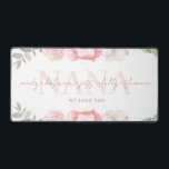 Nana Personalised Floral Desk Mat<br><div class="desc">Let your Nana know how much you love her with this personalised watercolor floral desk mat!</div>