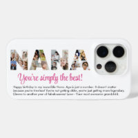 Nana Photo Collage Letter Cutout Grandma Birthday