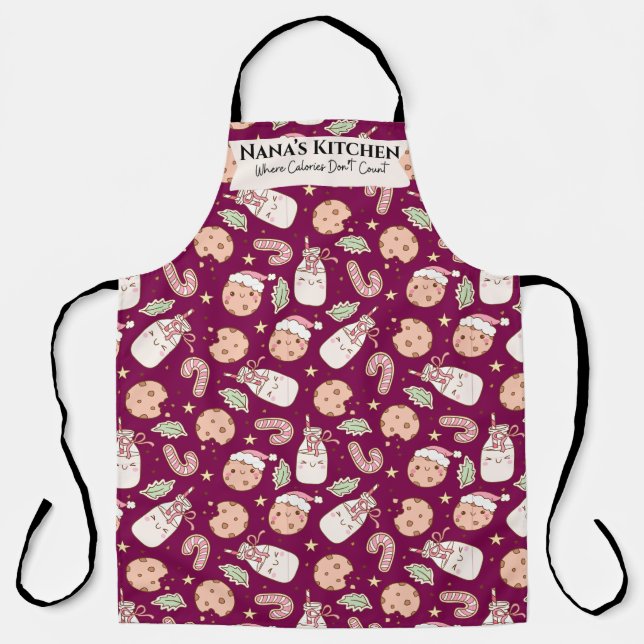 Nana’s Kitchen Apron – Funny Grandmother (Front)