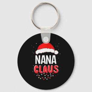 Nana Santa Claus Christmas Matching Costume Key Ring