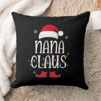 Nana Santa Claus Hat With Xmas Light Christmas
