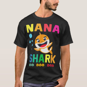 Nana Shark  Nana Shark Lover Family Mother's Day  T-Shirt