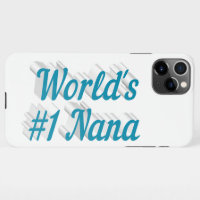 Nana sky blue text Mothers Day