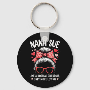Nana Sue Valentine Quote For Loving Grandma With C Key Ring