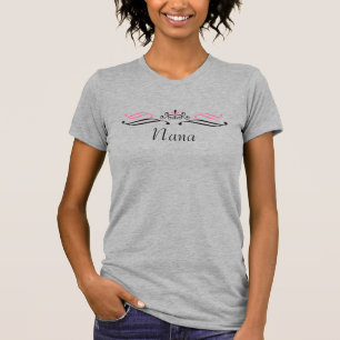 Nana Tiara Scroll Softball Shirt