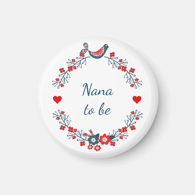 Nana To Be Personalised Magnet (Front)