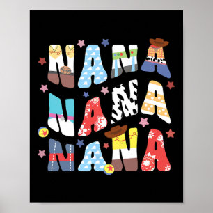 Nana Toy Funny Story Grandma Grandpa Mothers Day F Poster
