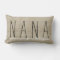 Nana... where our family begins Grandmother Pillow