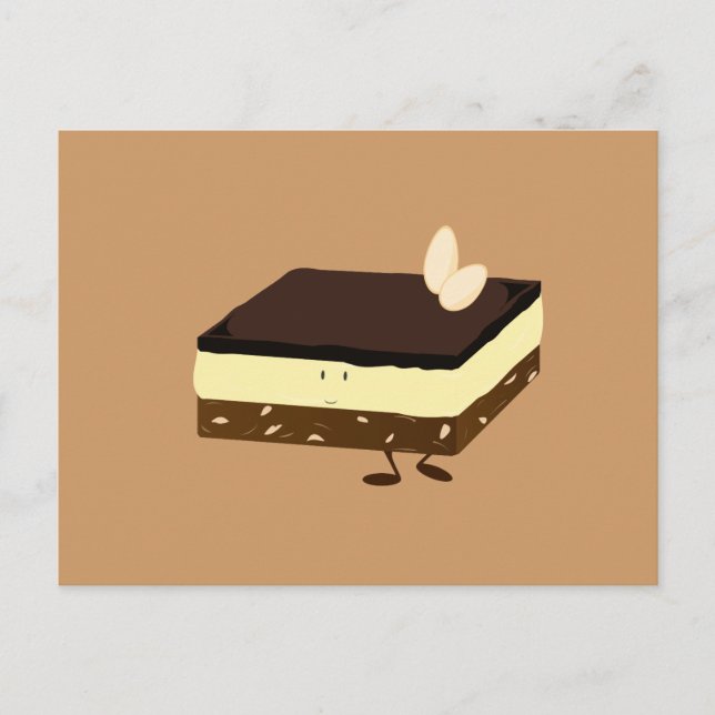 Nanaimo bar smiling postcard (Front)