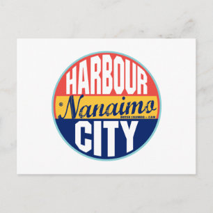 Nanaimo Vintage Label Postcard