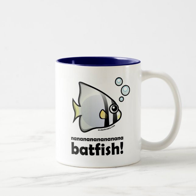 nananananananana Batfish! Two-Tone Coffee Mug (Right)