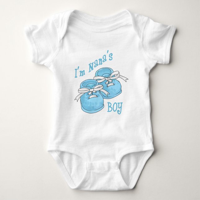 Nana's Boy Baby Bodysuit (Front)