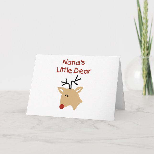 Nana's Dear Tshirts and Gifts Holiday Card (Front)