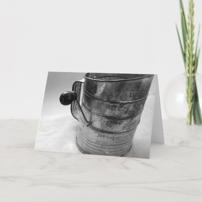 Nana's Flour Sifter Card (Front)
