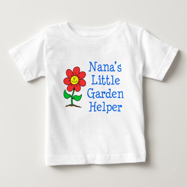 Nana's Garden Helper Baby T-Shirt (Front)