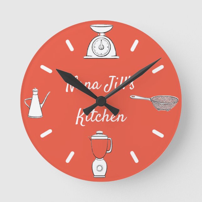 'Nana's Kitchen Wall Clock (Front)