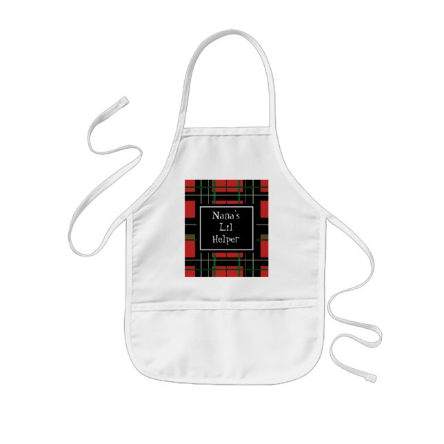 Nana's Little Helper Kid's Baking Apron (Front)