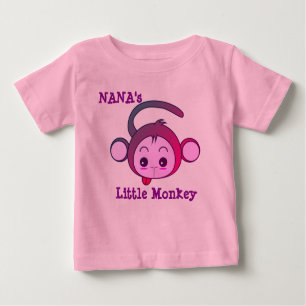 Nana's Little Monkey Baby T-Shirt