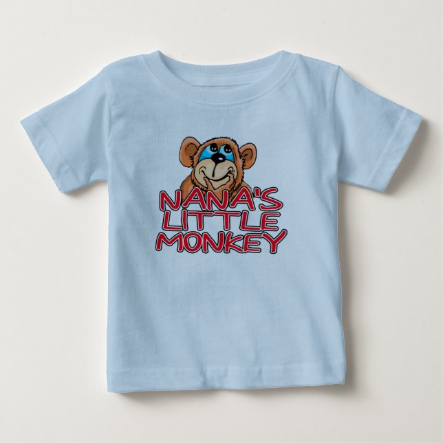 Nana's Little Monkey Baby T-Shirt (Front)