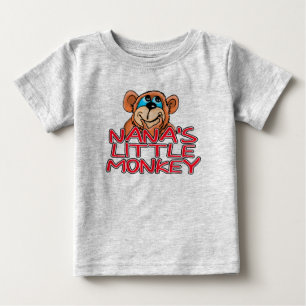Nana's Little Monkey Baby T-Shirt
