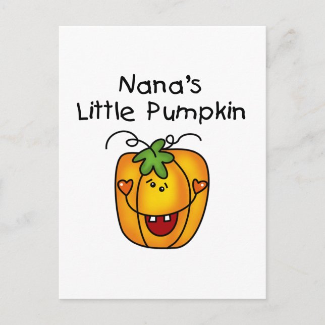 Nana's Little Pumpkin T-shirts and Gifts Postcard (Front)