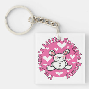 Nana's Little Snuggle Bunny Key Ring