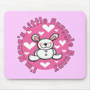 Nana's Little Snuggle Bunny Mouse Pad