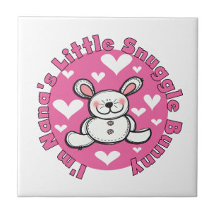 Nana's Little Snuggle Bunny Tile