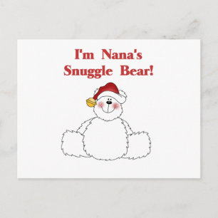 Nana's Snuggle Bear T-shirts and Gifts Postcard
